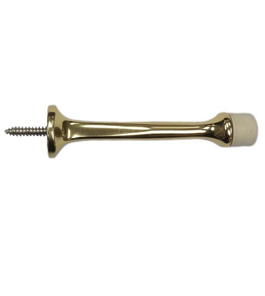 3-3/4 Polished Brass Door Stop